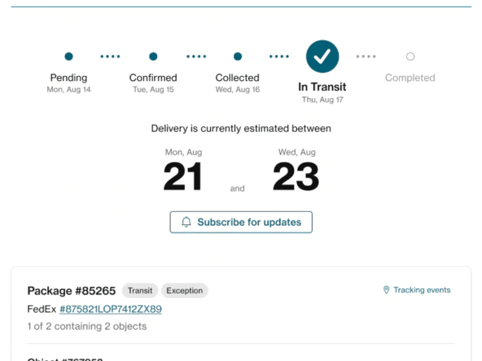 Arta booking calendar widget