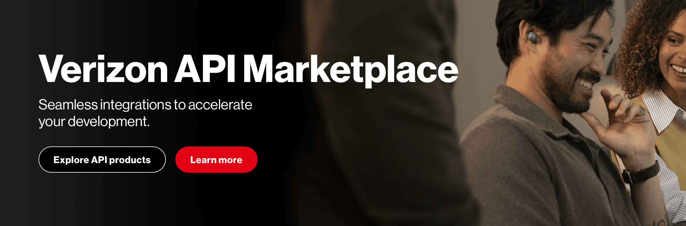 Verizon API Marketplace marketing banner